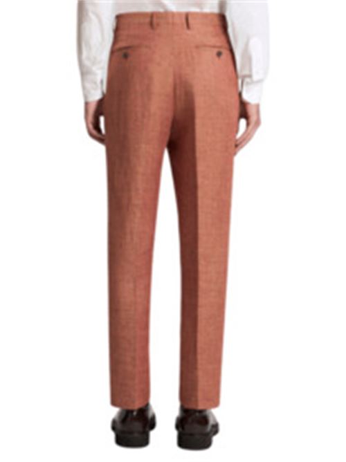 pantaloni uomo mattone lino misto cotone ETRO | MREA000199TUCH5F0612